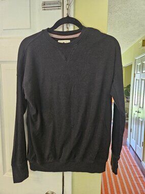 The Normal Brand Puremoso black crew sweatshirt, XS